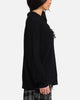 XXIII 3/4 Zip College Jumper Black