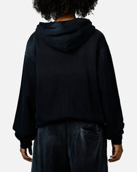 American Thrift Zip Hoodie Washed Black