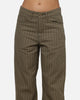 Carre Solace Jeans Green Pinstripe