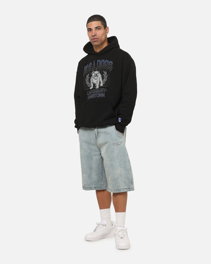 Bleacher Athletic Canterbury-Bankstown Bulldogs NRL Adult Club Wreath Hoodie Black