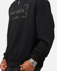 Saint Morta Repentant Heart Crewneck Black