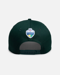New Era Los Angeles Rams 'New Era x NFL' 9FORTY A-Frame Snapback Dark Green