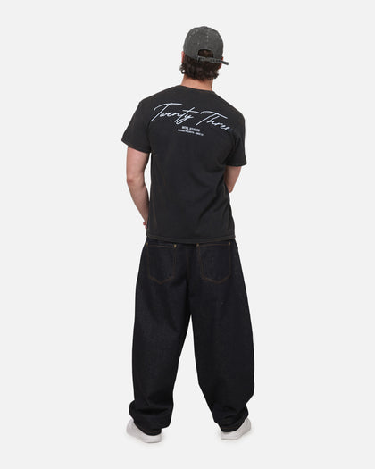 XXIII Script T-Shirt Black/Blue