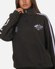 Carre Footie 1/4 Zip Crewneck Vintage Black