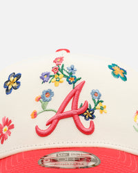 New Era Atlanta Braves Summer Flowers 3.0  9FORTY A-Frame Snapback Pink