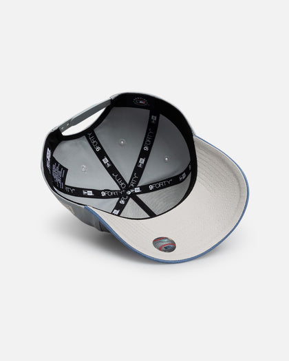 New Era New York Yankees 'Faded Washed Grey' 9FORTY A-Frame Snapback Grey/Blue