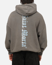 Saint Morta La Muerte Boxy Hoodie Washed Charcoal