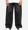 Saint Morta Amplus Tribal Rhinestone Jeans Black Shadow