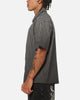 Saint Morta Vela Pinstripe Button Up Shirt Black/White
