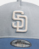 New Era San Diego Padres 'Faded Washed Grey' 9FORTY A-Frame Snapback Grey/Blue