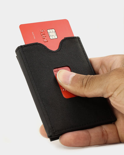 Saint Morta Trihold Wallet Black