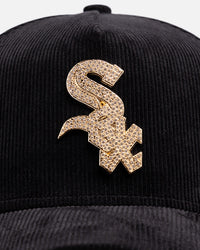 New Era Chicago White Sox 'Diamontee Cord' 9FORTY A-Frame Snapback Black Cord