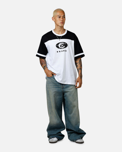 Carre Star Shooter Panelled T-Shirt Black/White