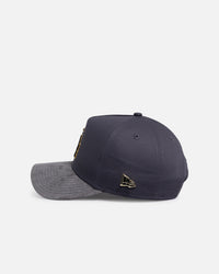 New Era Los Angeles Dodgers 'Suede Visor' 9FORTY A-Frame Snapback Graphite