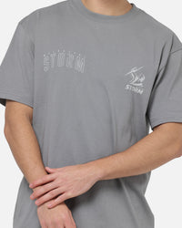 Bleacher Athletic Melbourne Storm NRL Attrition Solid T-Shirt Grey