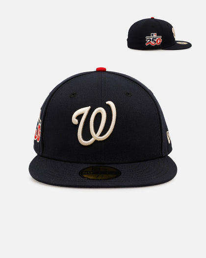 New Era Washington Nationals '250th Anniversary Side Patch' 59FIFTY Fitted Navy