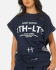 Saint Morta Athletc Cut Off Sweat T-Shirt Dark Royal