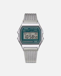 Casio A158WEM-3D Watch Silver/Black
