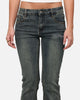 Ed Hardy Women's Tiger Bootcut Jeans Dirty Blue