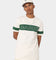 Carré Panneau T-Shirt Off White/Green