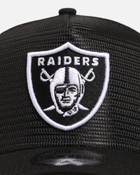 New Era Las Vegas Raiders 'Polychromatic Mesh' 9FORTY A-Frame Snapback Black/White