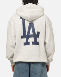 Majestic Athletic Los Angeles Dodgers Everteam Logo Hoodie Silver Marle
