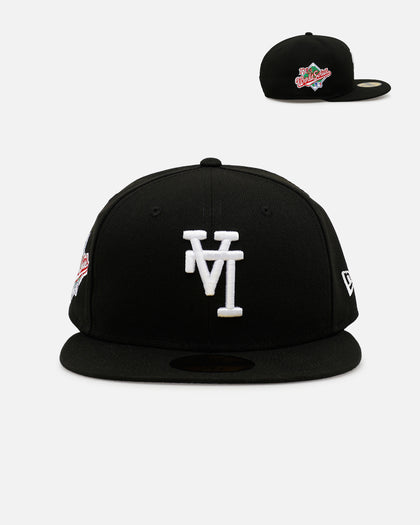 New Era Los Angeles Dodgers 'Upside Down LA Logo' 59FIFTY Fitted Black