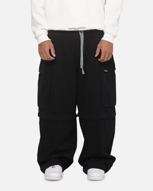 Saint Morta Umbra Super Baggy Cargo Pants Black