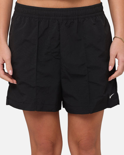 Nike Women's Sportswear Essentials Woven 5" Shorts Black/White
