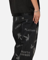 Playboy Mess Denim Jeans Washed Black
