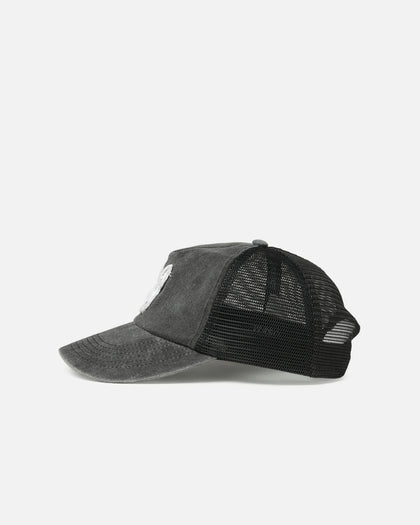 Playboy Vintage Logo Patch Trucker Snapback Black