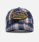 Von Dutch Gingham Dad Strapback Cap Blue