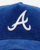 New Era Atlanta Braves 'Cord Tones' 9FORTY A-Frame Snapback Light Royal