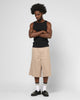 Carre Heritage Pleated Shorts Tan