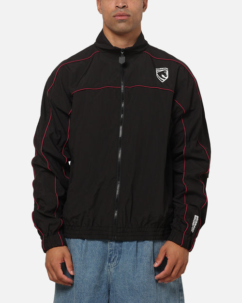Bleacher Athletic Brisbane Broncos NRL Midweight Spray Jacket Black