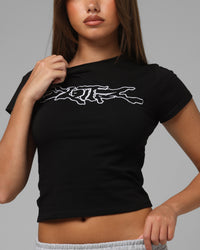Loiter Women's Global Baby T-Shirt Black