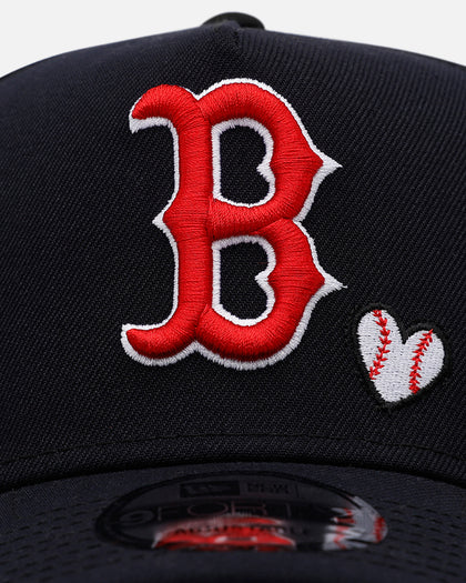 New Era Boston Red Sox 'Baseball Hearts' 9FORTY A-Frame Snapback Official Team Color