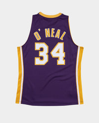Mitchell & Ness Los Angeles Lakers Shaquille O'Neal '99-'00 #34 Swingman Jersey Purple