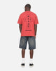 Saint Morta Requiem Boxy T-Shirt Vintage Washed Red