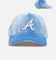 New Era Atlanta Braves 'Sky Velvet' 9FORTY A-Frame Snapback Sky Blue