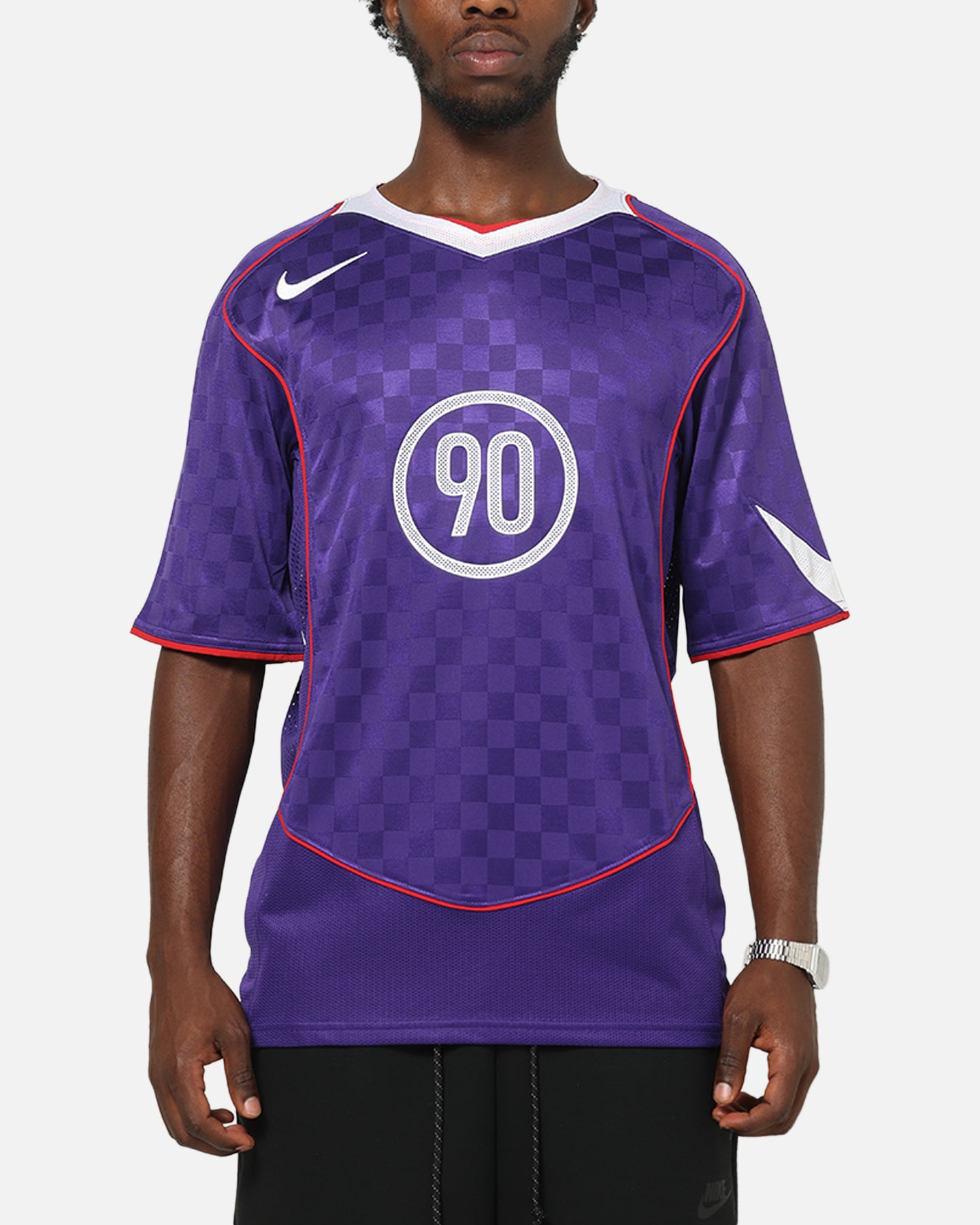 Nike Total 90 Soccer T-Shirt Playful Court Purple/White | Culture