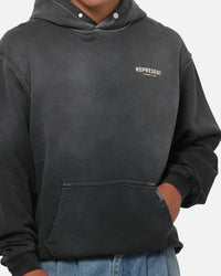 Represent Owners Club Hoodie Aged Black