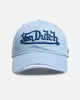 Von Dutch Signature Brim Dad Strapback Cap Light Blue