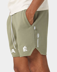Carré Enhance Fleece Shorts Army Green