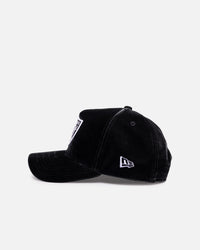 New Era Las Vegas Raiders 'Velvet Official Team Color' 9FORTY A-Frame Snapback Black