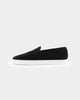 Saint Morta Hemisphere Suede Slip On Loafer Black/White