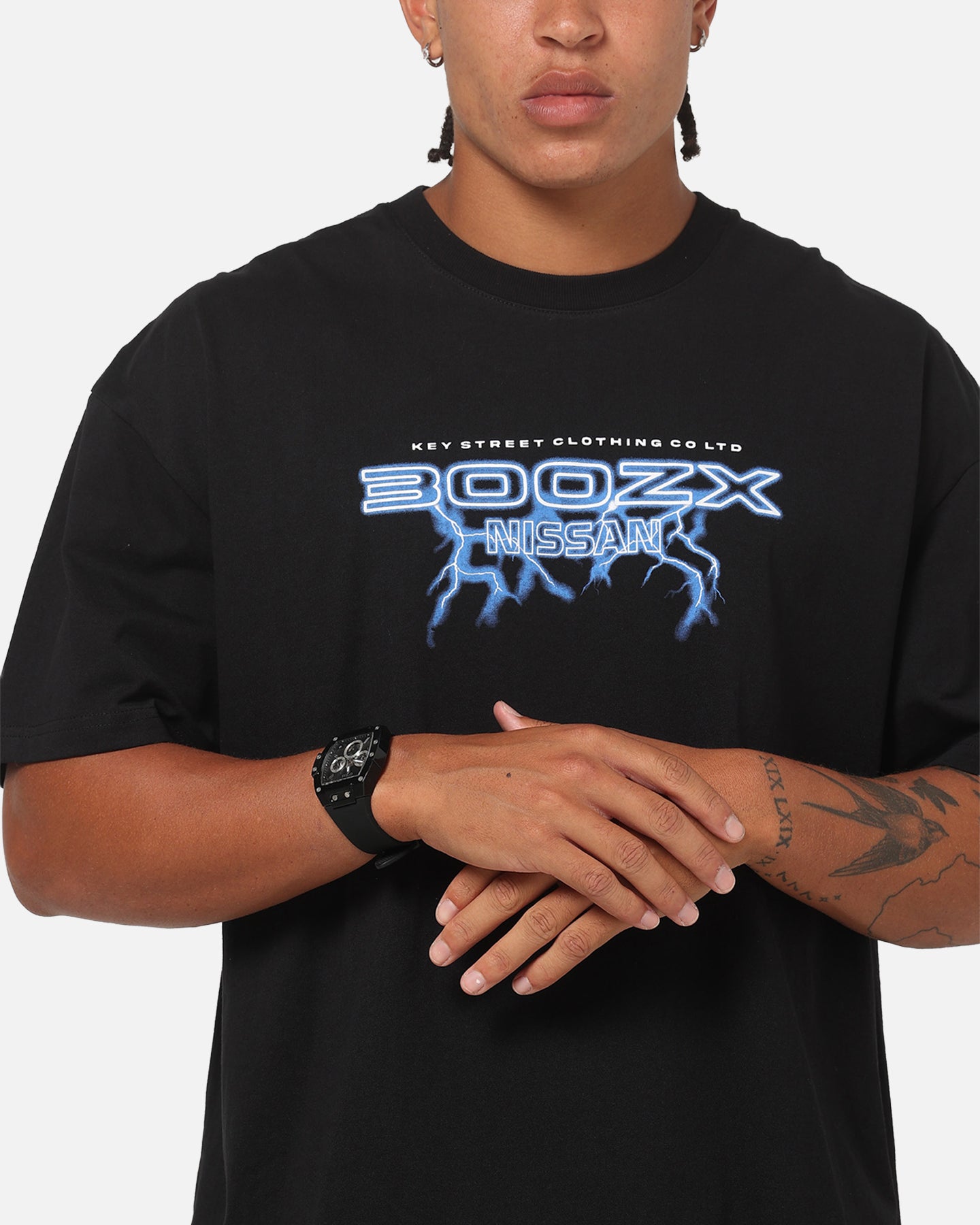 Key Street 300ZX T-Shirt Black | Culture Kings