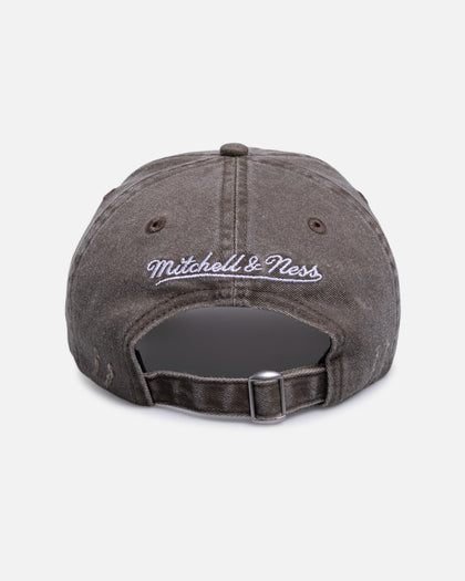Mitchell & Ness Los Angeles Lakers 'Collegiate' Dad Fit Strapback Washed Chocolate