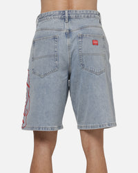 Worship Scripted Big Dawg Jean Shorts Worn Blue