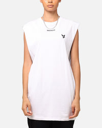 The Anti Order A Logo Merch Oversized Muscle T-Shirt White/Black